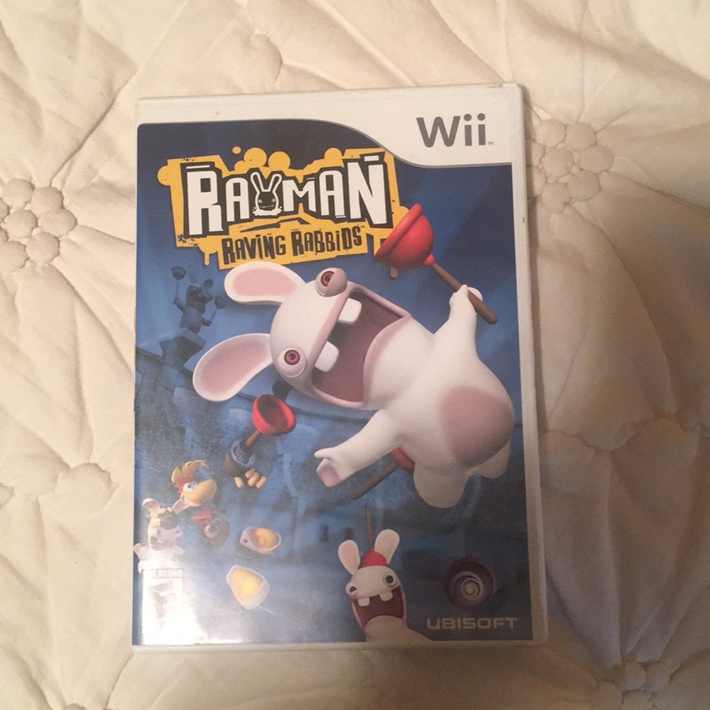 Wii raving rabbits game